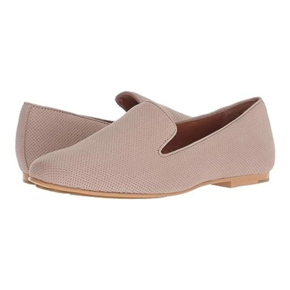 GENTLE SOULS KENNETH COLE Womens Beige Moc-Toe Driver Padded Mina Round Toe Slip On Leather Loafers Shoes main image 1